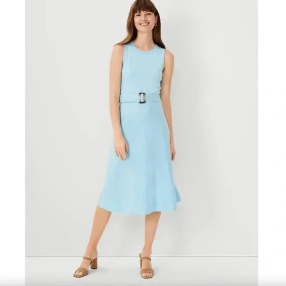 ann taylor dress blue Dress Casual Maxi By Ann Taylor In Blue, Size: 4  Clothes Mentor Fort  Worth Alliance TX #186